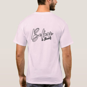 Camiseta Believe in Yourself – Letra Motivacional