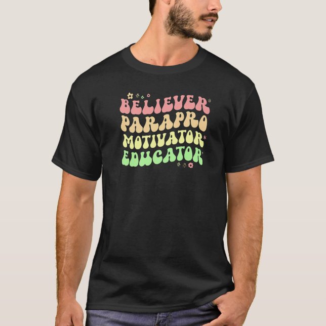 Camiseta Believer Parapro Paraprofessional Appreciation Par (Anverso)
