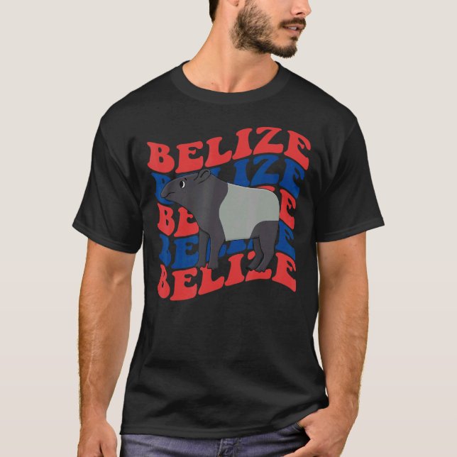 Camiseta Belize Independence Day 21 Sep Tapirus Bairdii (Anverso)