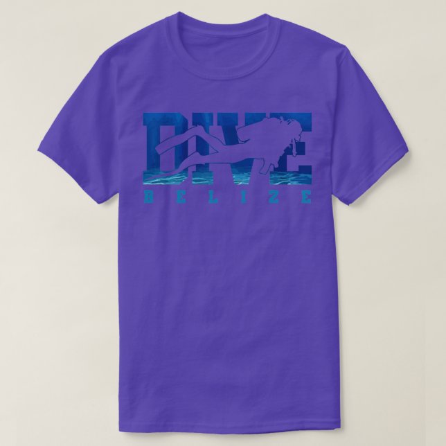 Camiseta Belize Scuba Diving Souvenir Diver Gift  (Diseño del anverso)