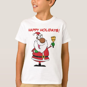 Camiseta Bell Ringing Black Santa Claus