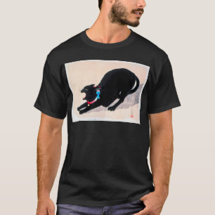 Camiseta Bella Artes de eclosión de gato negro por Hiroaki 