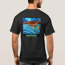 Camiseta Bella Artes 'Viaje a la luz de la luna'