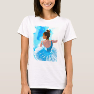 Camiseta Bella Ballerina Joven en Azul