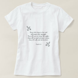 Camiseta Bella Biblia Motivadora Verse Isaiah 40:31