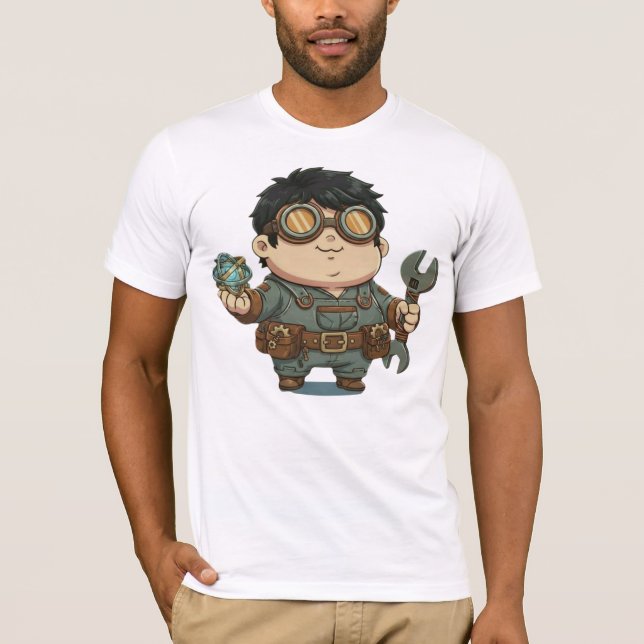 Camiseta Bella+Canvas Gênio Forjador (Anverso)