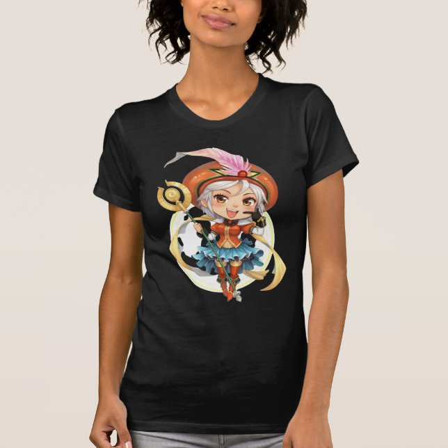 Camiseta Bella+Canvas Mago Elemental [F] (Anverso)