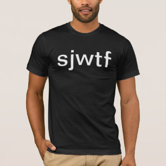 Camiseta Bella Canvas para hombres negros SJWTF