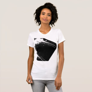 Camiseta Bella de goteo + Tee de ajuste delgado para mujere