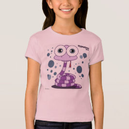Camiseta Bella de los chicas púrpuras de la serpiente cupo