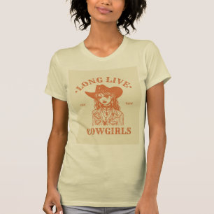 Camiseta Bella de mujeres+Canvas Slim Fit Cow Cow Boy