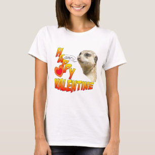 Camiseta Bella de San Valentín Meerkat
