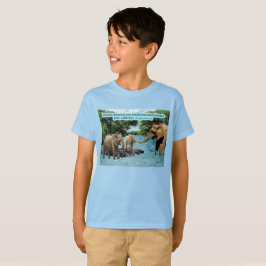 Camiseta Bella Escritura Elefante Luke 6:31