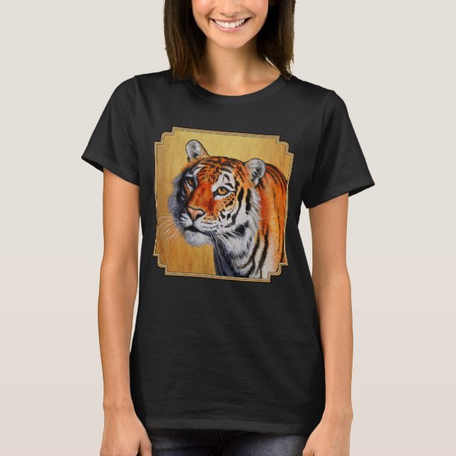 Camiseta Bella Naranja Bengala Tiger (Anverso)
