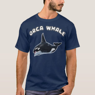 Camiseta Bella y gran ballena orca