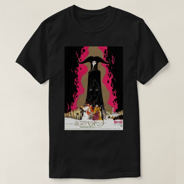 Camiseta belladonna triste oscuridad chica205 (Diseño del anverso)