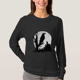 Camiseta Bellas Aves de Aves de Black Crow Raven
