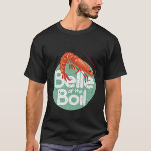 Camiseta Belle De Camarón De Las Mujeres Graciosas De Hierr