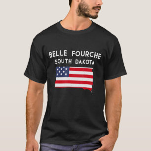 Camiseta Belle Fourche South Dakota Estados Unidos de Améri