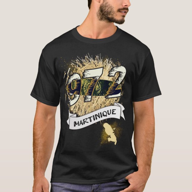 Camiseta belle idée de Cadeau originale de la Martinique (Anverso)