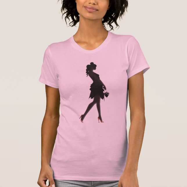 Camiseta belle inconnue silhouette (Anverso)