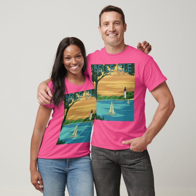Camiseta Belle Isle Michigan (Unisexo)