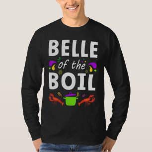 Camiseta Belle Of The Boil Mardi Gras Crawfish Cajun Funny