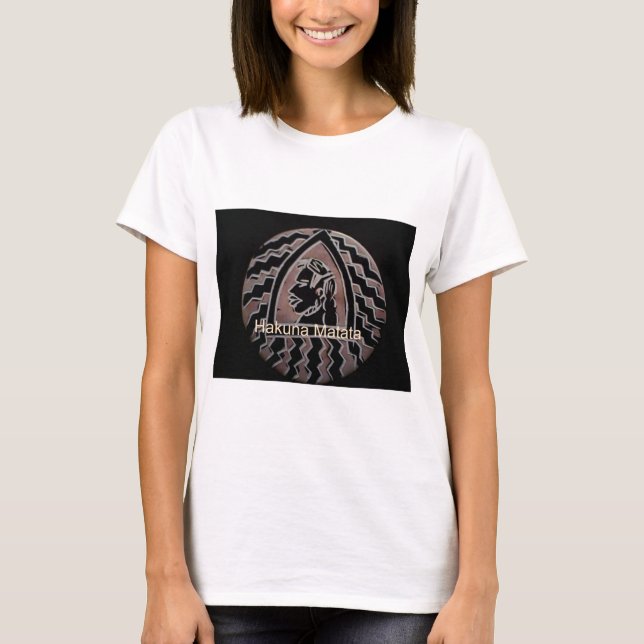 Camiseta Belleza africana: el retrato tribal de Bongo Maasa (Anverso)