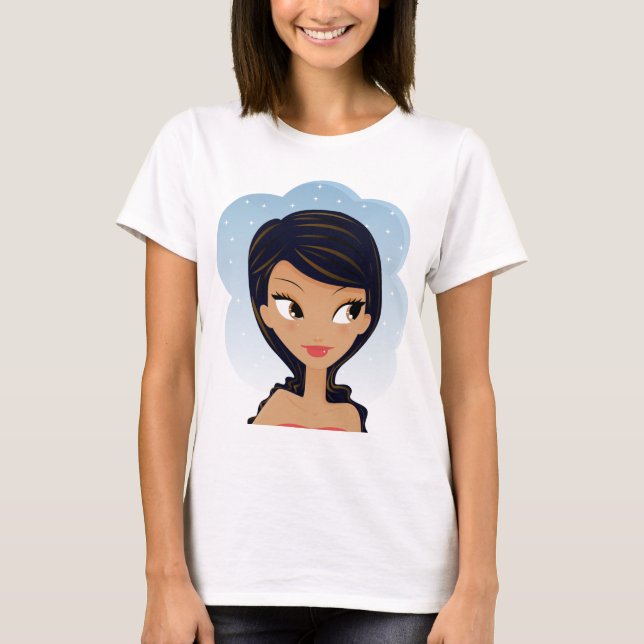 Camiseta Belleza afroamericana (Anverso)
