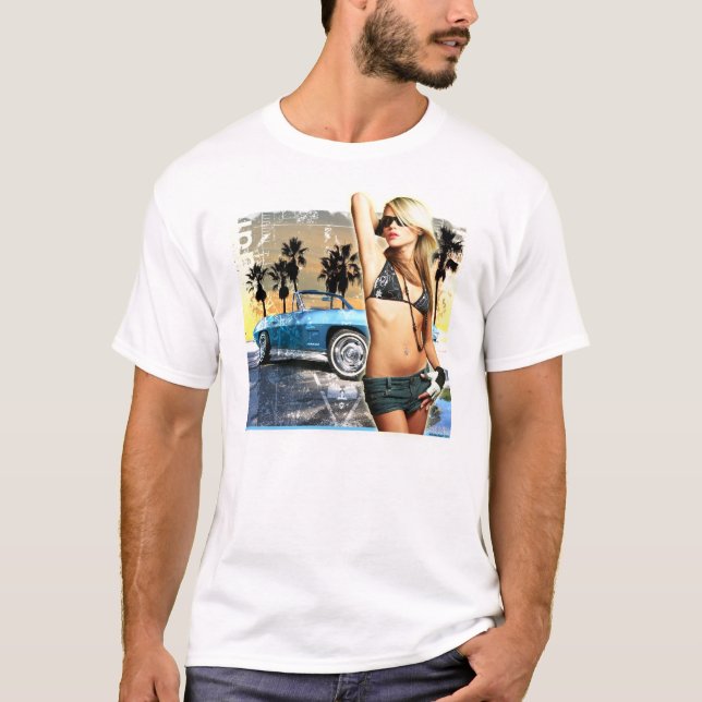Camiseta Belleza clásica del Corvette (Anverso)
