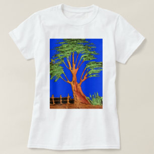 Camiseta Belleza de Acacia en África: Serenidad Serengeti.