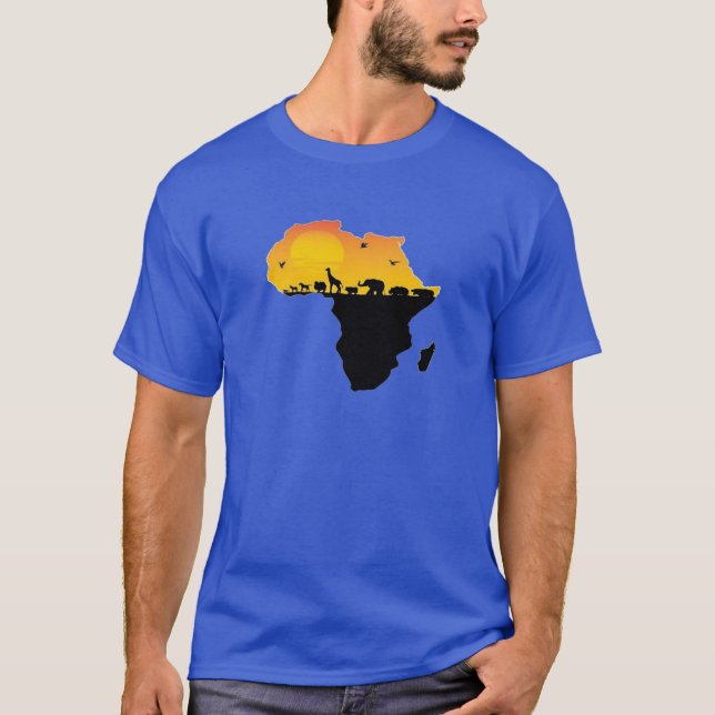 CAMISETA BELLEZA DE ÁFRICA (Anverso)