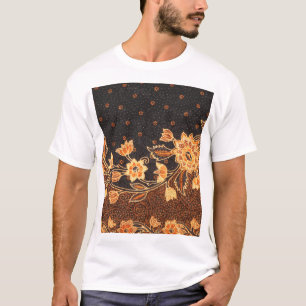 Camiseta Belleza de arte batik indonesio malasio