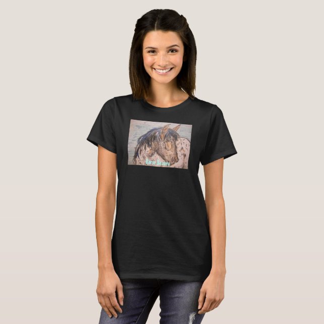 Camiseta Belleza de caballo (Anverso completo)