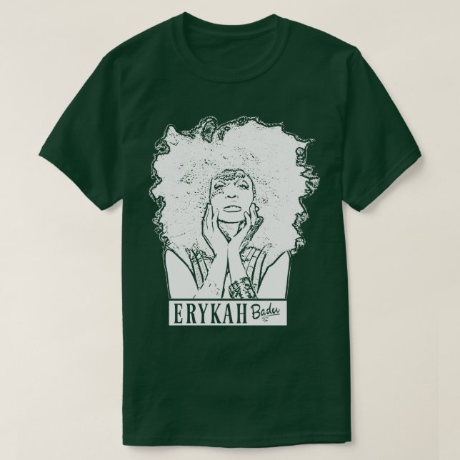 Camiseta Belleza de erykah badu White (Diseño del anverso)