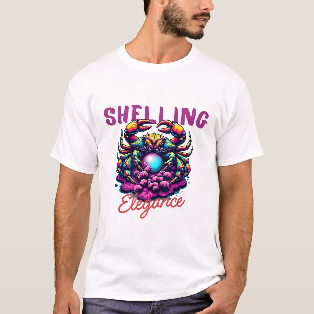 Camiseta Belleza de la colección de Perla del Cangrejo (Anverso)
