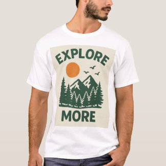 Camiseta Belleza de la naturaleza - diseño de arte paisajís