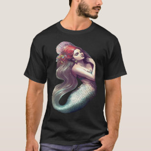 Camiseta Belleza de la sirena pelirroja