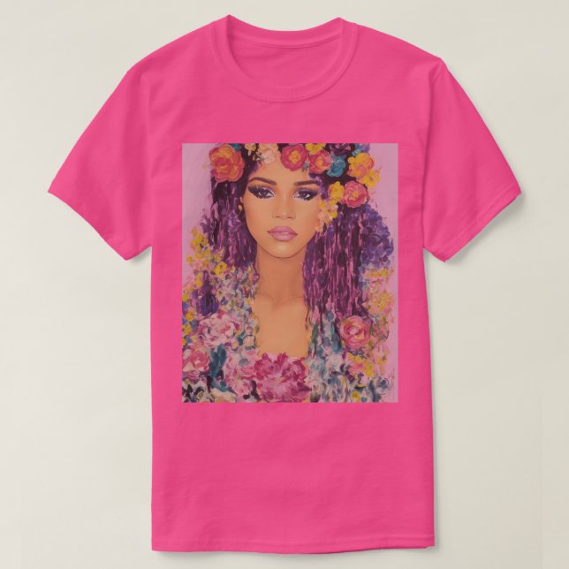 Camiseta Belleza de las flores (Diseño del anverso)