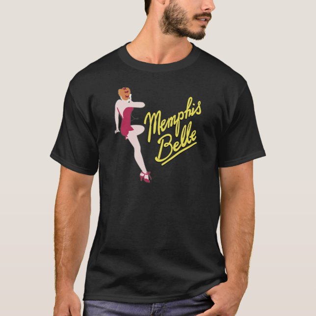 Camiseta Belleza de Memphis de la fortaleza del vuelo B-17 (Anverso)