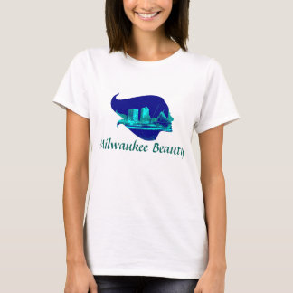 Camiseta Belleza de Milwaukee en azul