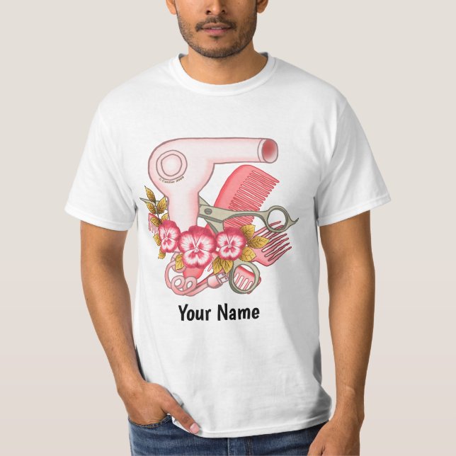 Camiseta Belleza de Pensamiento Rosa Esteticista  (Anverso)