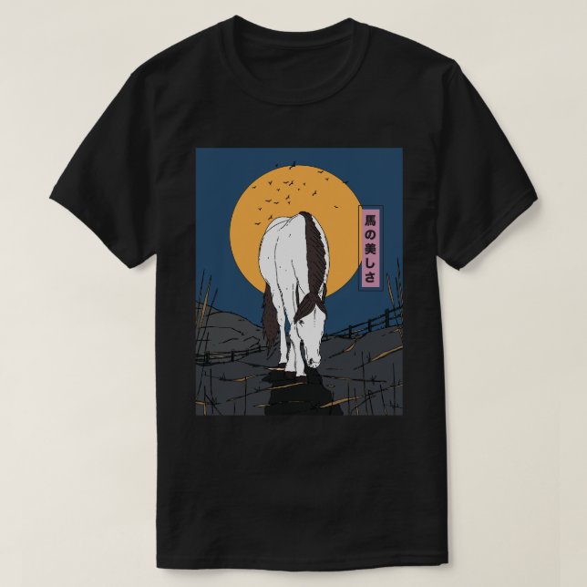 Camiseta Belleza de un Caballo (Diseño del anverso)