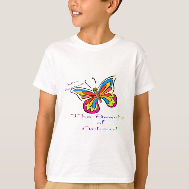 Camiseta belleza del autismo (Anverso)