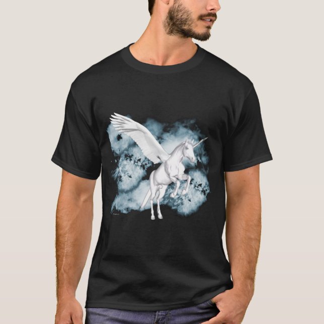 Camiseta Belleza del blanco de Pegaso (Anverso)