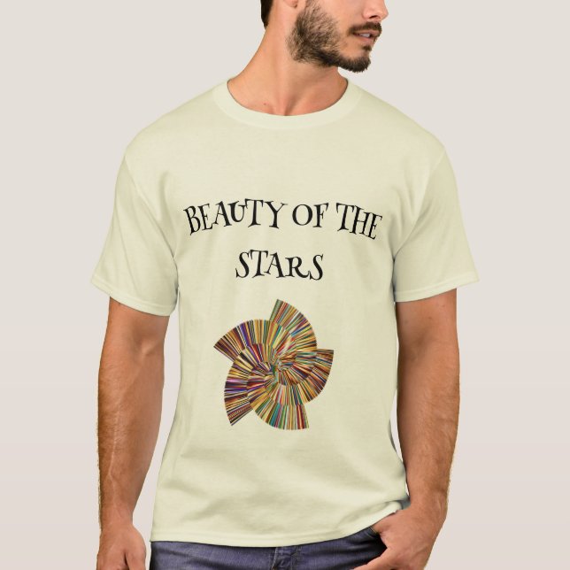 CAMISETA BELLEZA DEL TEE DE ESTRELLAS (Anverso)