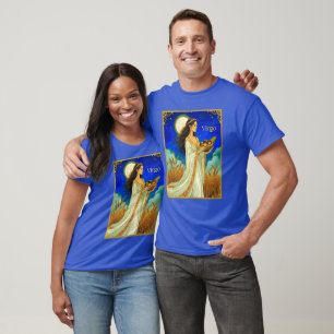 Camiseta Belleza del Zodiaco de Virgo bajo un cielo nocturn
