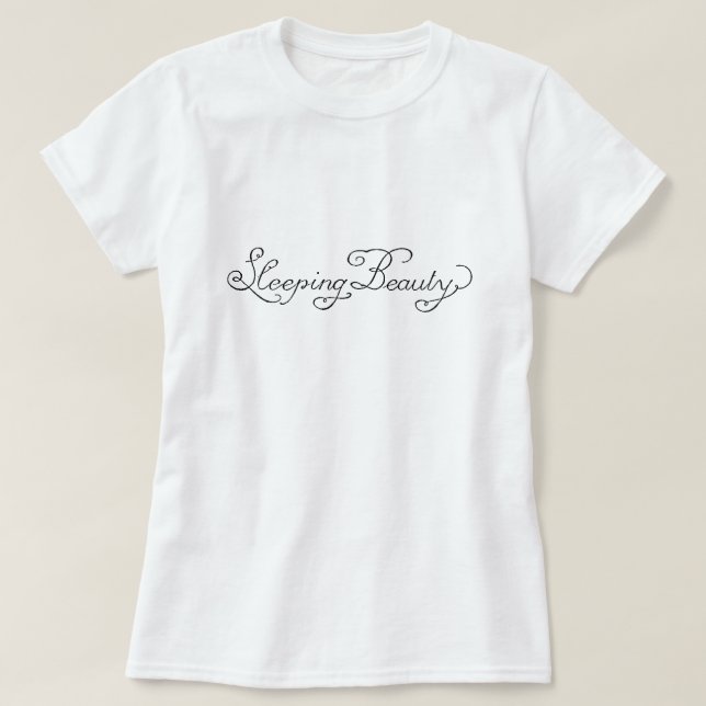 Camiseta Belleza durmiente (Diseño del anverso)