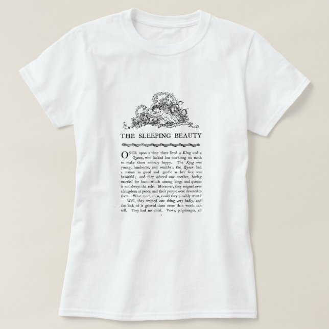 Camiseta Belleza durmiente (Diseño del anverso)