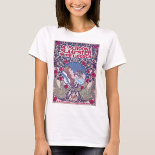Camiseta Belleza durmiente, arte de portada, Van Caspel
